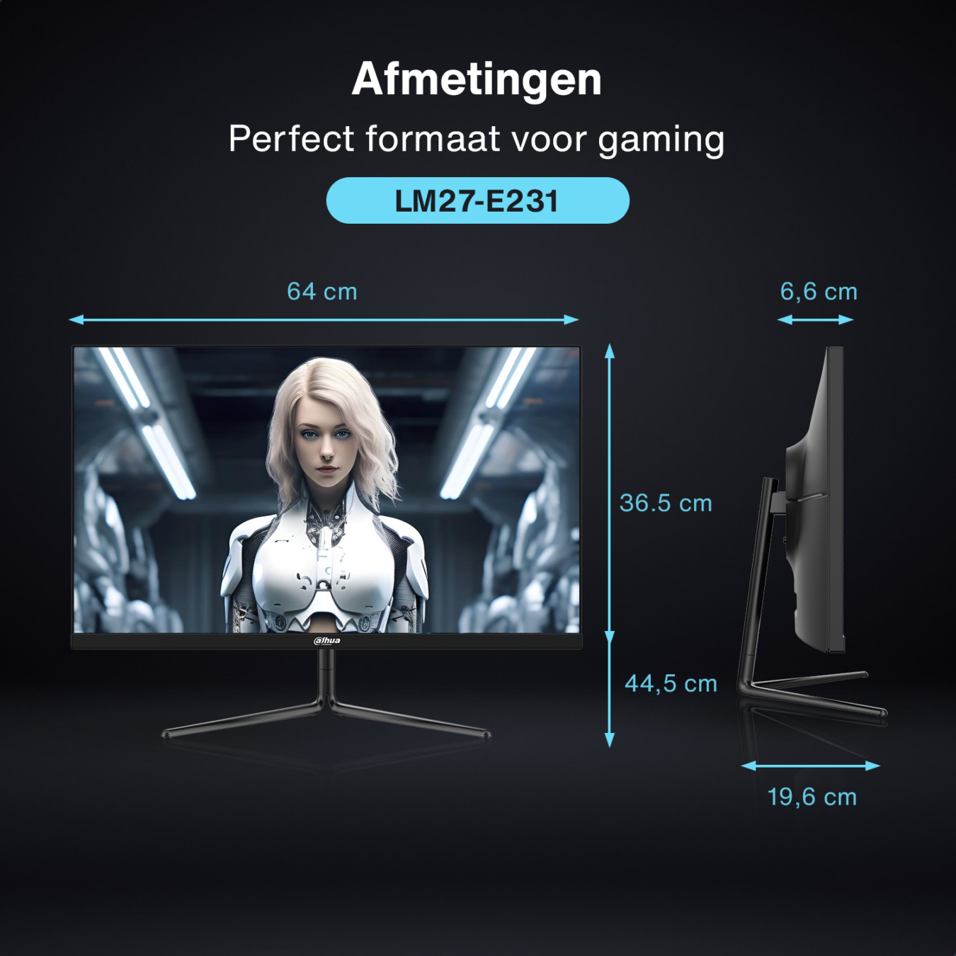 Koop Dahua LM27-E231 - 27 inch Full HD Monitor - 180 Hz - 1ms