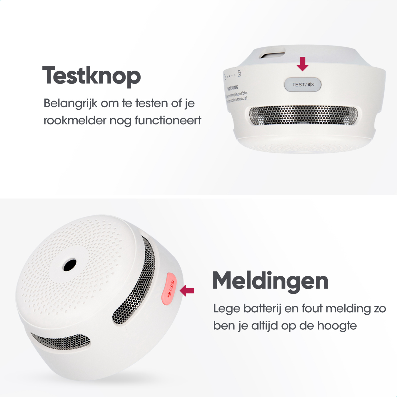 Koop X-Sense XS01-W Rookmelderset - draadloos koppelbaar - 10-pack