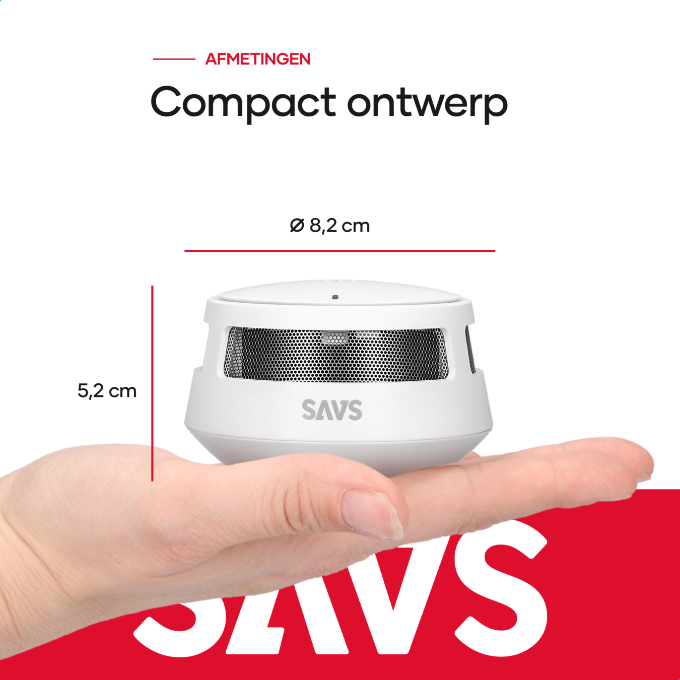 Koop SAVS S10 Rookmelder Standalone 10 jaar 10-pack
