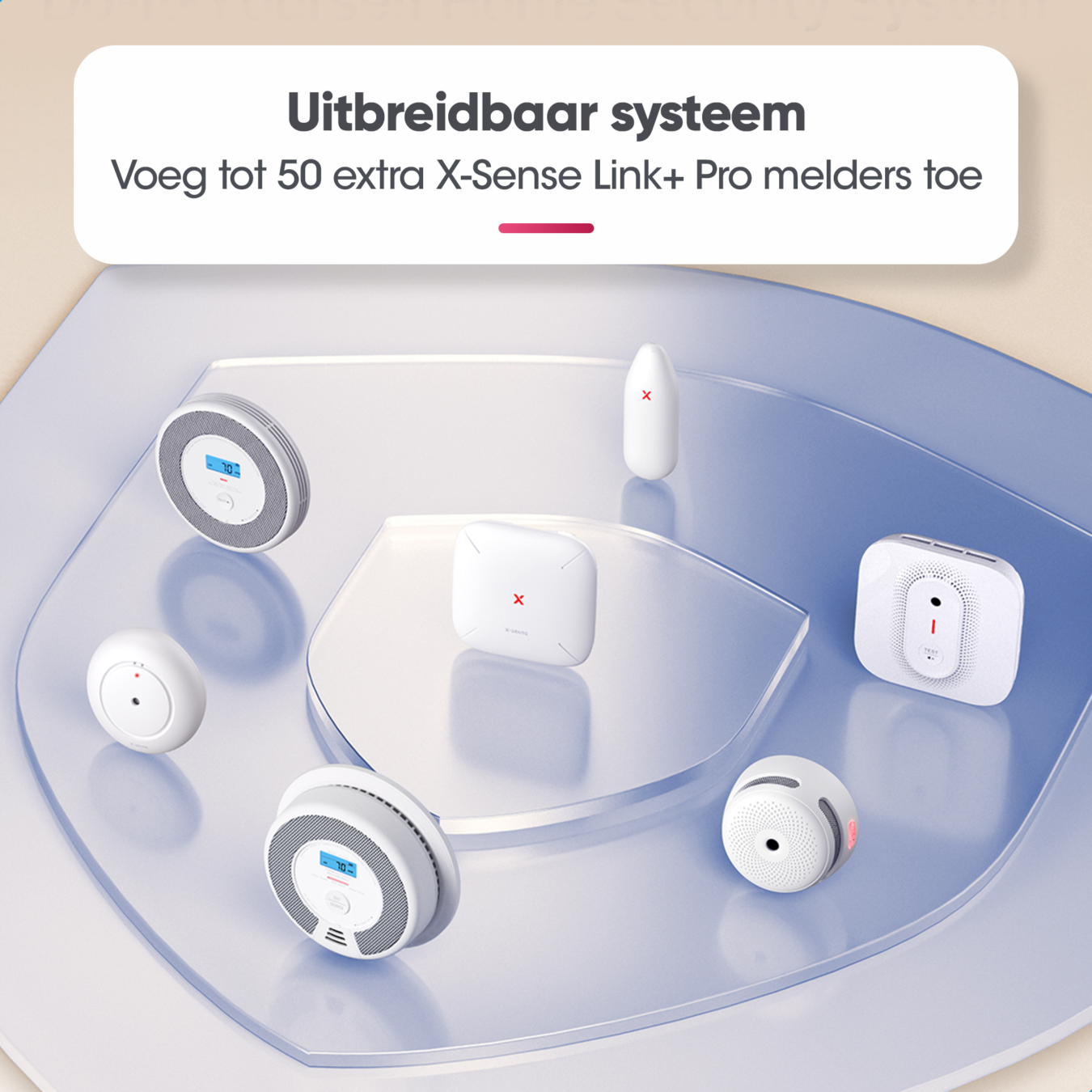Koop X-Sense HS08 Draadloos Smart Home Beveiligingssysteem S